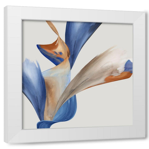 Thinking Through Time II White Modern Wood Framed Art Print by PI Studio