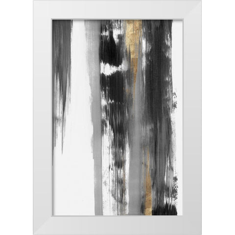 Midas Touch II White Modern Wood Framed Art Print by PI Studio