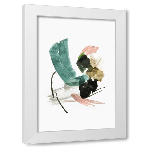 The Nymphs Reply I  White Modern Wood Framed Art Print by PI Studio