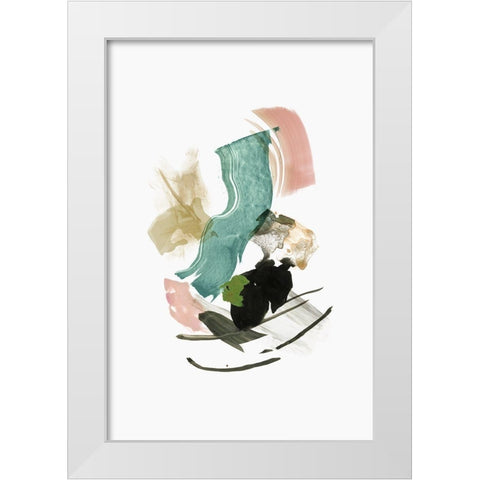 The Nymphs Reply II White Modern Wood Framed Art Print by PI Studio