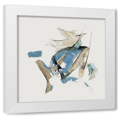 The Earth Has Care II White Modern Wood Framed Art Print by PI Studio