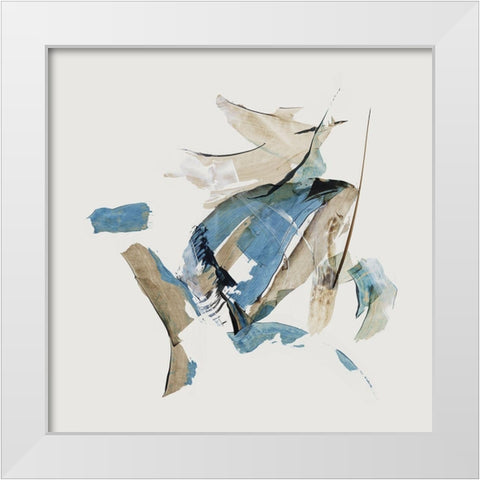 The Earth Has Care II White Modern Wood Framed Art Print by PI Studio