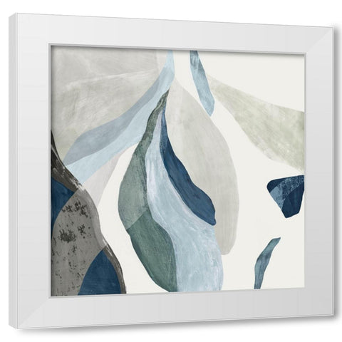 Aria I White Modern Wood Framed Art Print by PI Studio