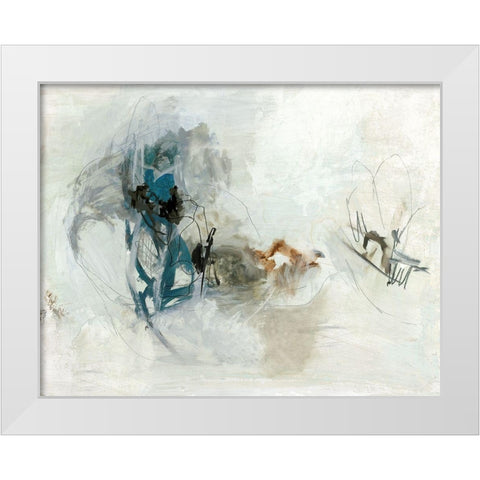 Into the Wild White Modern Wood Framed Art Print by PI Studio