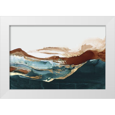 Narrow Escape I White Modern Wood Framed Art Print by PI Studio