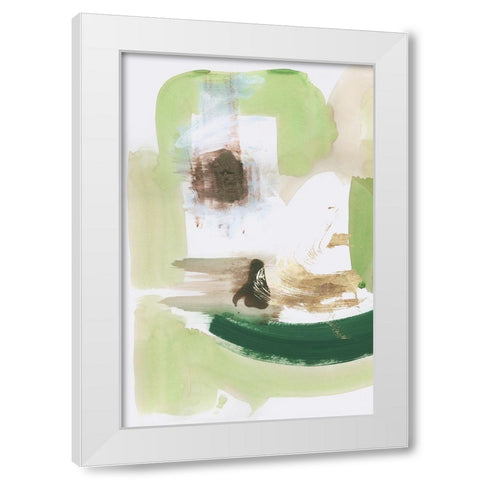 Time Traveler II White Modern Wood Framed Art Print by PI Studio