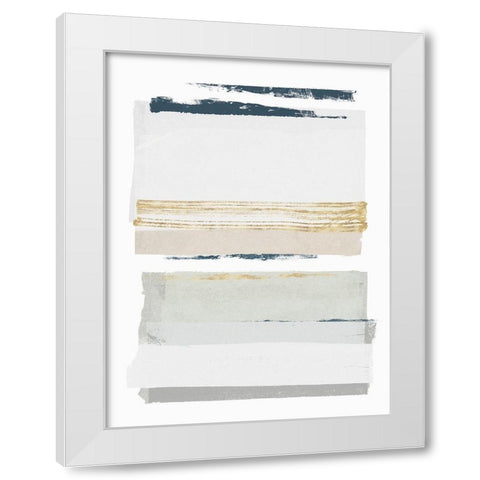 Boulevard II White Modern Wood Framed Art Print by PI Studio