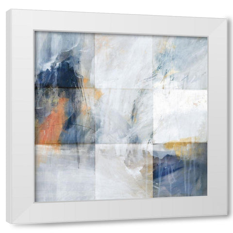 Nightscape II White Modern Wood Framed Art Print by PI Studio