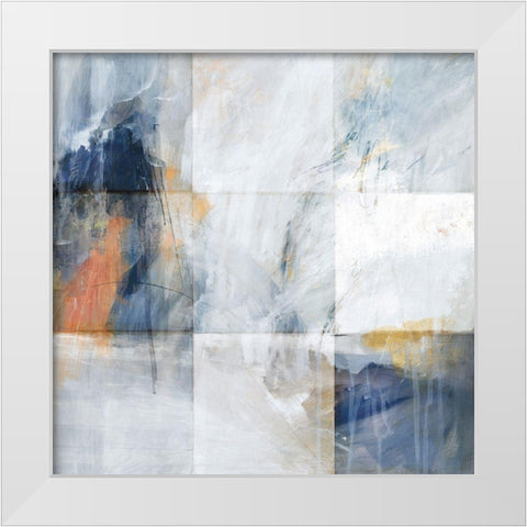 Nightscape II White Modern Wood Framed Art Print by PI Studio