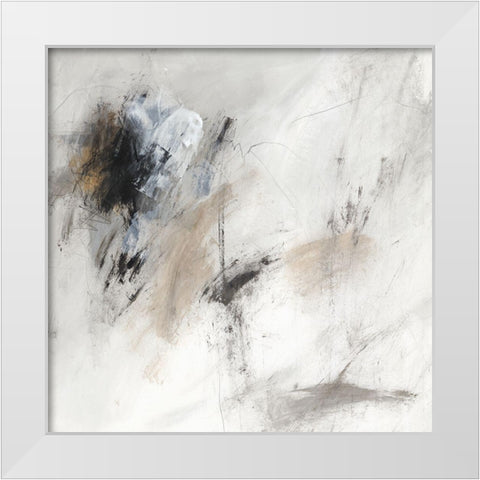 Sketch Lines I  White Modern Wood Framed Art Print by PI Studio