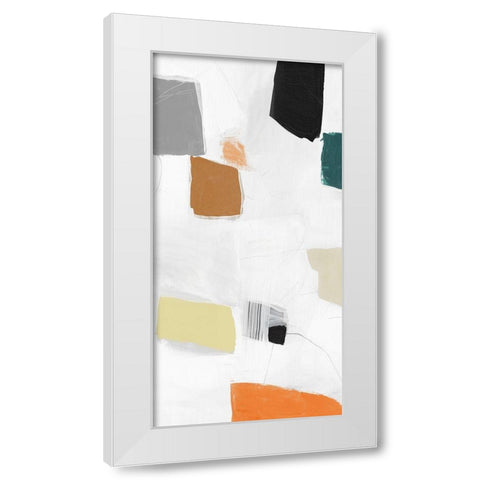 Reflecting Love III White Modern Wood Framed Art Print by PI Studio