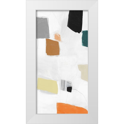 Reflecting Love III White Modern Wood Framed Art Print by PI Studio