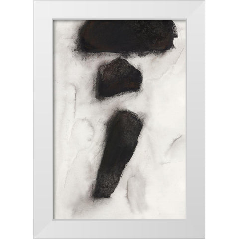 Elegant Contrast I  White Modern Wood Framed Art Print by PI Studio