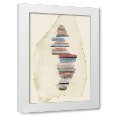 Jenga Fun II White Modern Wood Framed Art Print by PI Studio