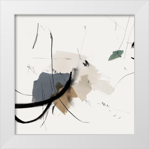 Heavenly I  White Modern Wood Framed Art Print by PI Studio