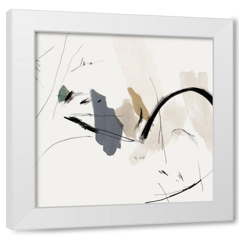 Heavenly II White Modern Wood Framed Art Print by PI Studio