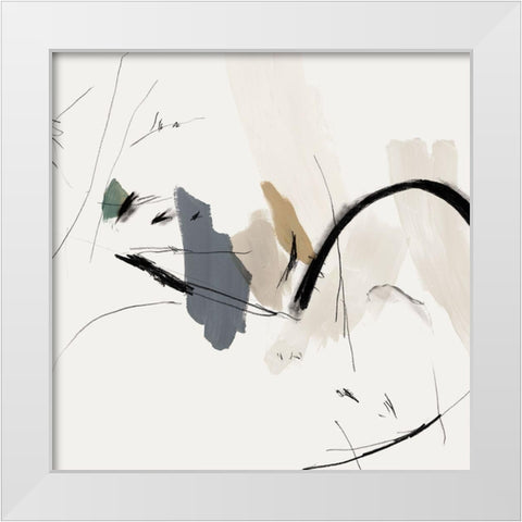 Heavenly II White Modern Wood Framed Art Print by PI Studio