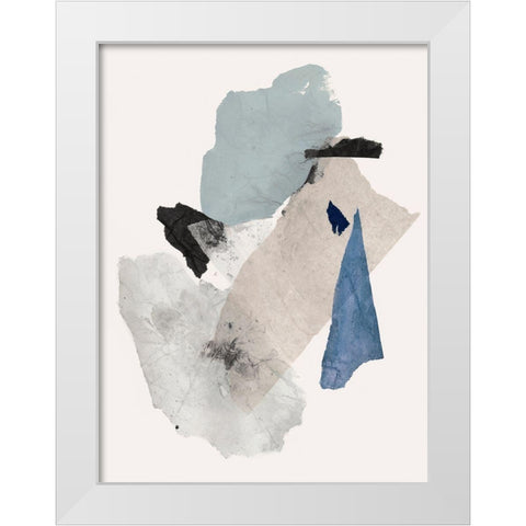 Pieces of Fun I  White Modern Wood Framed Art Print by PI Studio