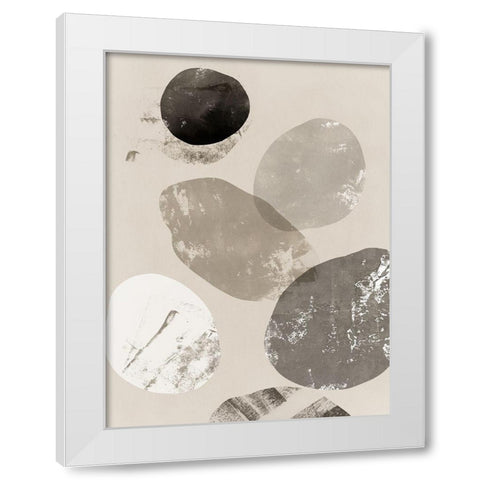 Floating Rocks I  White Modern Wood Framed Art Print by PI Studio