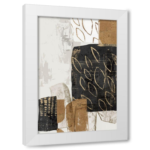 Shape of Formation II White Modern Wood Framed Art Print by PI Studio