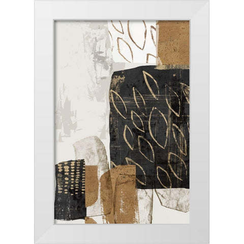 Shape of Formation II White Modern Wood Framed Art Print by PI Studio