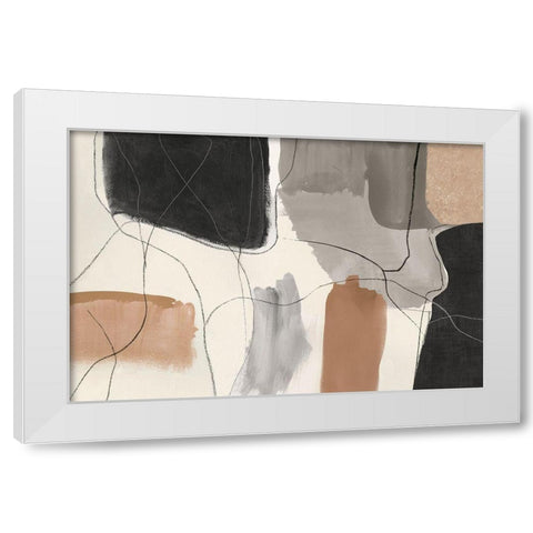 Leaving at Midnight II White Modern Wood Framed Art Print by PI Studio