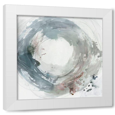 Encompassed Within I  White Modern Wood Framed Art Print by PI Studio