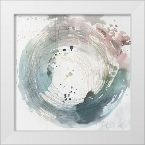 Encompassed Within II White Modern Wood Framed Art Print by PI Studio