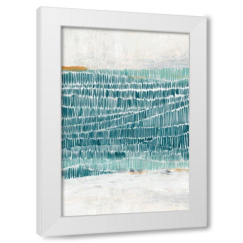 Ocean Park I  White Modern Wood Framed Art Print by PI Studio