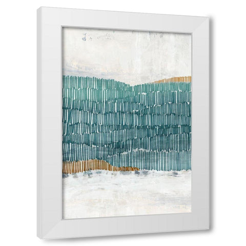 Ocean Park II White Modern Wood Framed Art Print by PI Studio