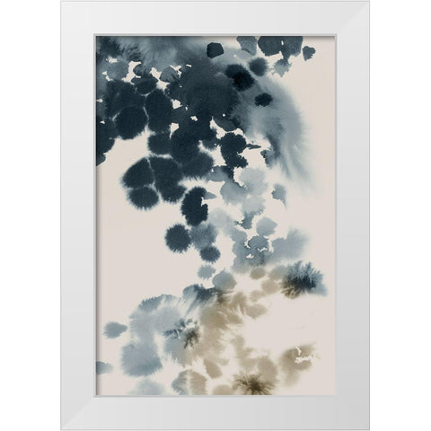 Emerald Azure I  White Modern Wood Framed Art Print by PI Studio