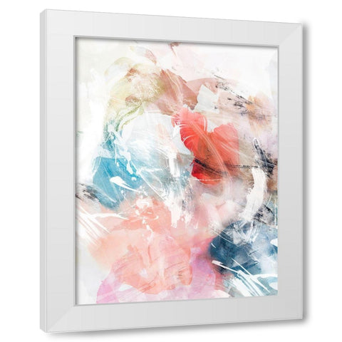 Soft Wash I  White Modern Wood Framed Art Print by PI Studio