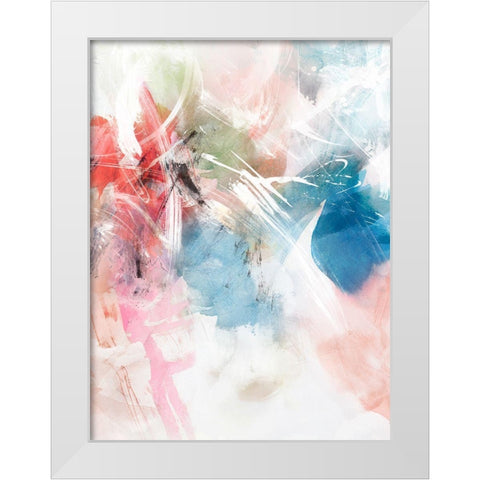 Soft Wash II White Modern Wood Framed Art Print by PI Studio