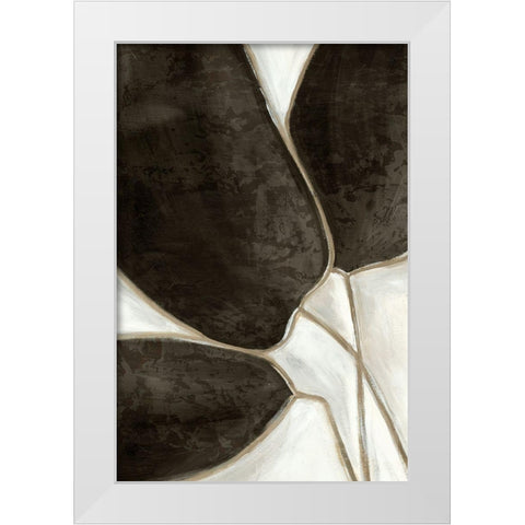 Leaves Like I  White Modern Wood Framed Art Print by PI Studio