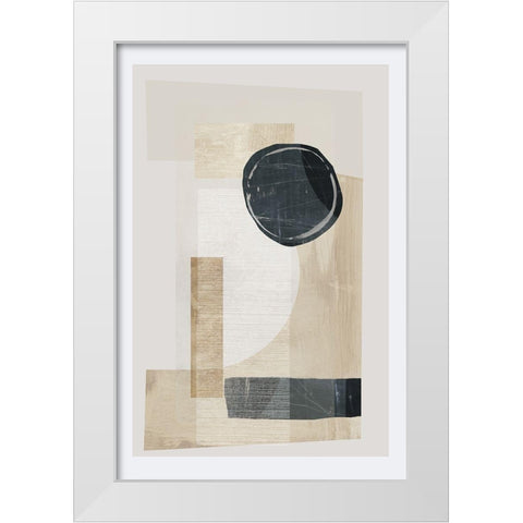 Hometown Glory II  White Modern Wood Framed Art Print by PI Studio