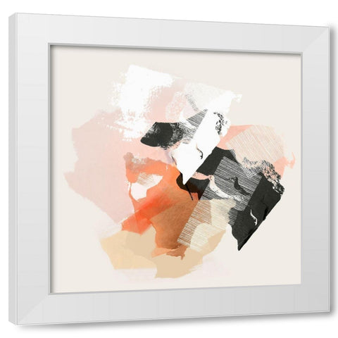 New Dawn I  White Modern Wood Framed Art Print by PI Studio