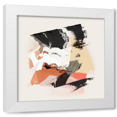 New Dawn II White Modern Wood Framed Art Print by PI Studio