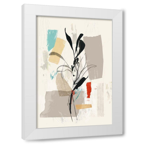 Simple Flower II  White Modern Wood Framed Art Print by PI Studio