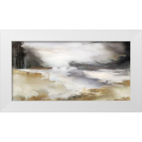 After the Storm I  White Modern Wood Framed Art Print by PI Studio