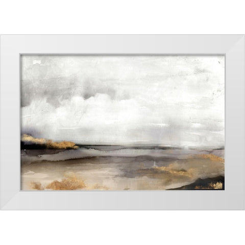 Break of Dawn  White Modern Wood Framed Art Print by PI Studio