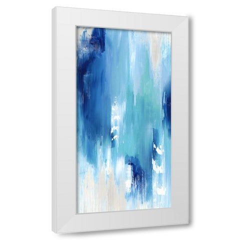 Window Through the Ocean II  White Modern Wood Framed Art Print by PI Studio