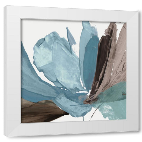 Grande Flower II  White Modern Wood Framed Art Print by PI Studio