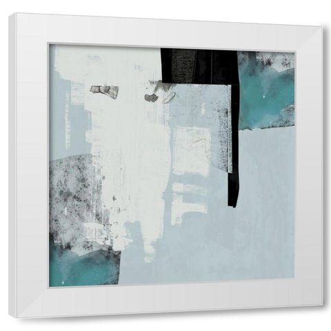 Blue Transport II  White Modern Wood Framed Art Print by PI Studio