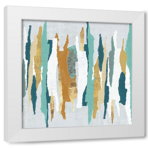 Tears of Paper  White Modern Wood Framed Art Print by PI Studio