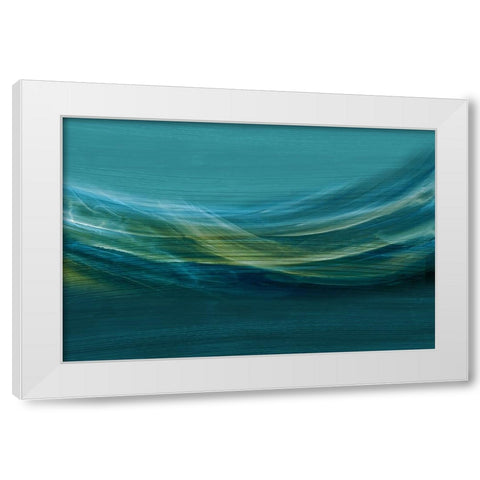 Glass Smoke  White Modern Wood Framed Art Print by PI Studio