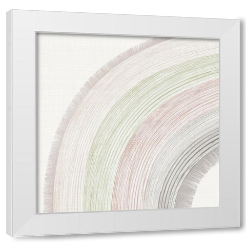 Little Rainbow I  White Modern Wood Framed Art Print by PI Juvenile