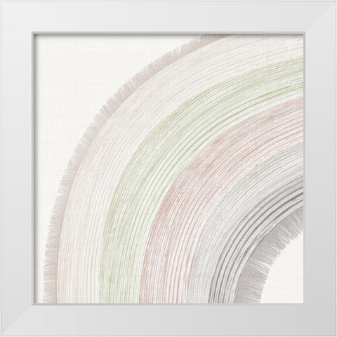 Little Rainbow I  White Modern Wood Framed Art Print by PI Juvenile