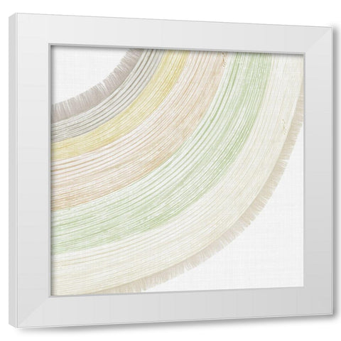 Little Rainbow II   White Modern Wood Framed Art Print by PI Juvenile