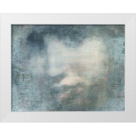 Untitled I White Modern Wood Framed Art Print by Biernot, Tadeusz