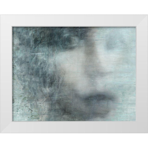 Untitled II White Modern Wood Framed Art Print by Biernot, Tadeusz